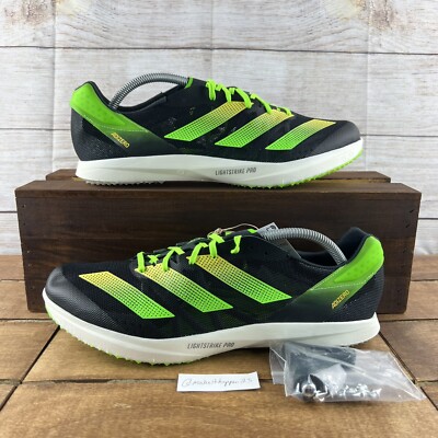 Adidas Adizero Avanti TYO Track & Field Shoes Black Green GY8418