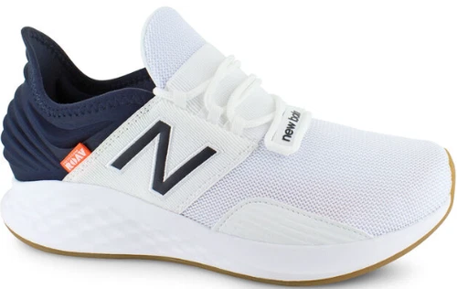 MEN'S NEW BALANCE FRESH FOAM ROAV RUNNING SHOES White/Navy MROAVRH1 Wide Width