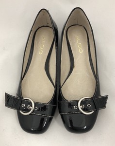 aldo black flat shoes