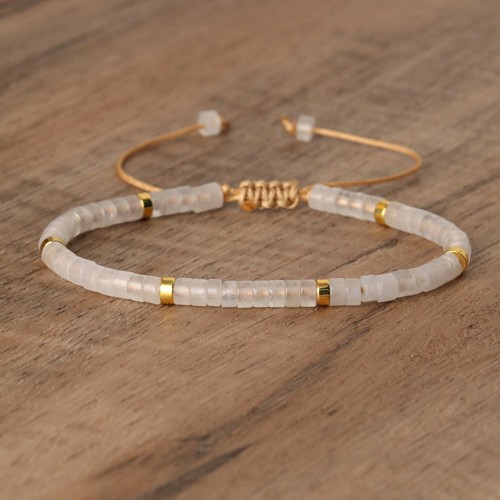 Bracelet En Petites Perles De Jade Vert - Délicat, Pour La Guérison Reiki, Femmes Et Hommes, Neuf Sans Emballage