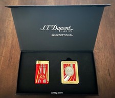S.T. Dupont Lighter & Cutter Set 24H Le Mans, 020090 & 003490 New In Box