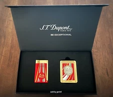 S.T. Dupont Lighter & Cutter Set 24H Le Mans, 020090 & 003490 New In Box