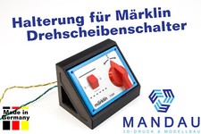 Halterung für Märklin Drehscheibenschalter ...