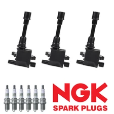 3 Ignition Coil & 6x NGK Platinum Spark Plug Fit Mitsubishi Montero 3.5L V6