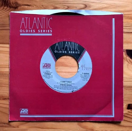 STEVIE NICKS / TALK TO ME | I CAN'T WAIT / 7-84964 / 1985 Reissue / 7" 45 SNGL - Picture 2 of 6