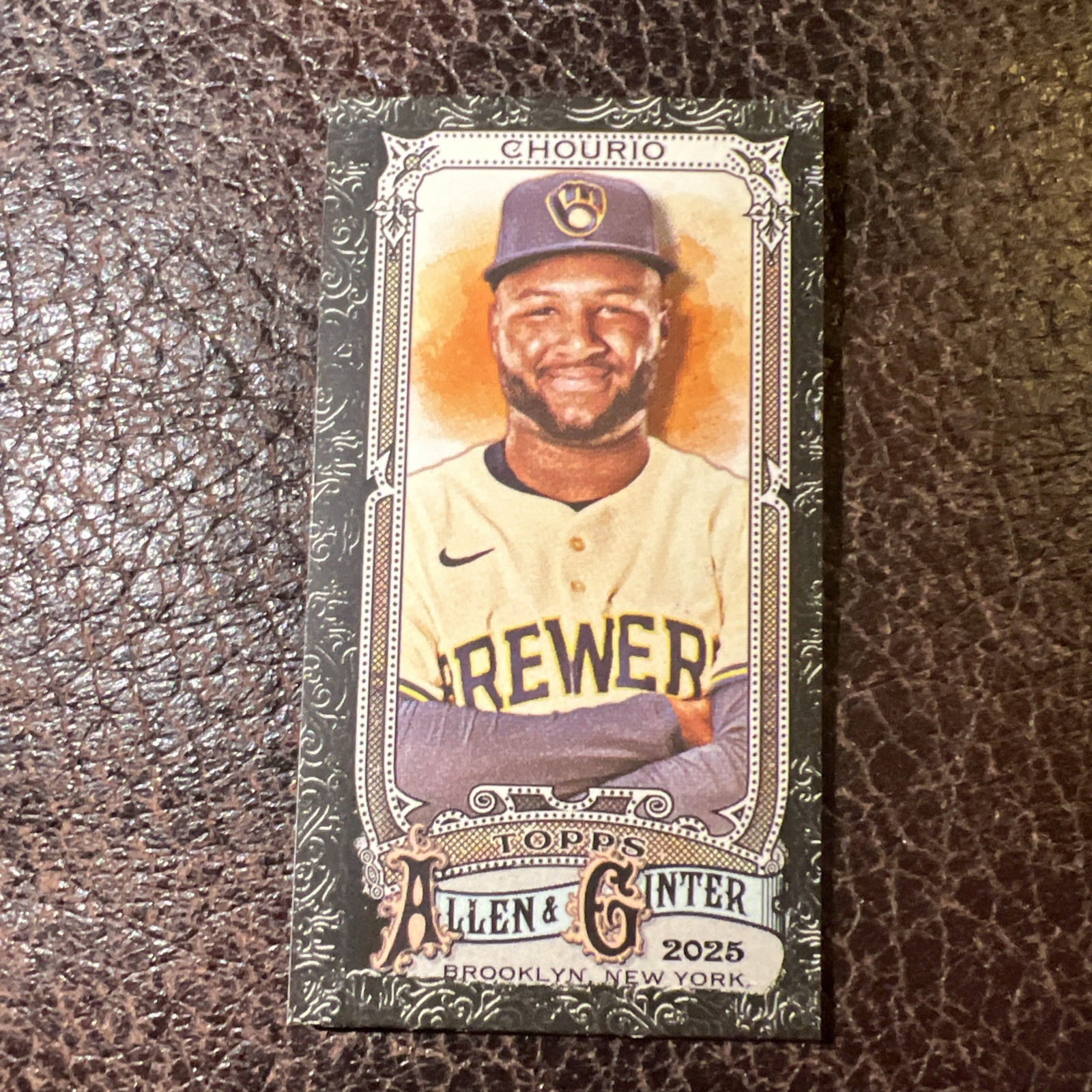 2024 Topps Allen & Ginter - Mini Black Border #276 Jackson Chourio