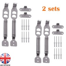 Car Tunning Boot Bonnet Springs Clip Pin Kit Hood Lock Panel Race Rally Security