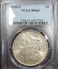 1900-O PCGS MS 63 Uncirculated Silver Morgan Dollar $1 Toning NICE!   #P244