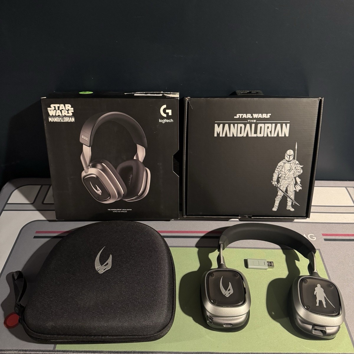 ヘッドホン Logicool Star Wars Mandalorian ASTRO A30 Logitech Astro A30 Wireless STAR WARS The Mandalorian - Xbox - No