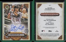 2022 Topps Gypsy Queen Autograph #GQASF Stuart Fairchild Arizona Diamondbacks