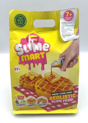 Zuru Slime Mart WAFFLES DIY Realistic Pretend Play Food 9pc Set - NEW/SEALED