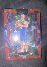 2024-25 Panini Select - Concourse Nikola Topic #89 Red Cracked Ice Prizm (RC)