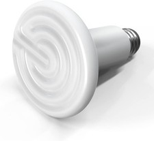 HealSmart Reptile Heat Lamp Bulb Ceramic Heat Emitter 100W No Light Emitting Bro