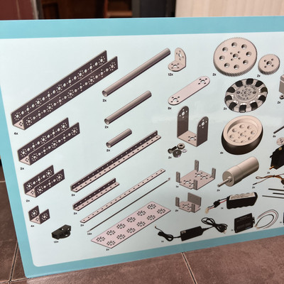 Pitsco TETRIX Robotics | Robot STEM Education Base Set 570 Pieces