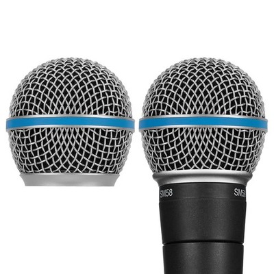 ''Microphone Replacement Grille for Shure BETA 58A, SV100 - 2 Pack''