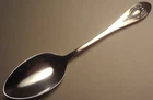 HTF c1905 LUNT sterling silver MOUNT VERNON 5 1/4" -  FIVE-O'CLOCK SPOON - "D"