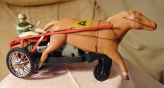 Used 60's Eldon Gilbert? Horse Racing Sulky. Slot Car.