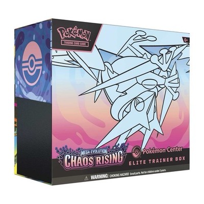 ポケモンカードゲーム [#4] Chaos Rising ETB Chaos Rising Pokemon Center Elite Trainer Box ETB Sealed and
