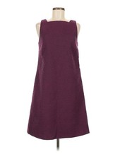 RED Valentino - Purple Textured A-Line Dress