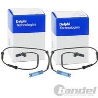 2X Delphi ABS-SENSOREN Hinten Passend FÜR BMW 5 Links+Rechts | SS20009