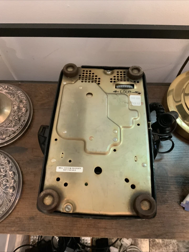 Western Electric Bell System Black Push Button Telephone Phone 2500 Tested - Image 2 of 4