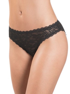 S (10 Aubade Rosessence Briefs Italian Brief Mid Rise Knickers Noir Lingerie