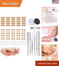 Ingrown Toenail Removal Kit,Professional Toenail Tool Kit Includes Breathable...