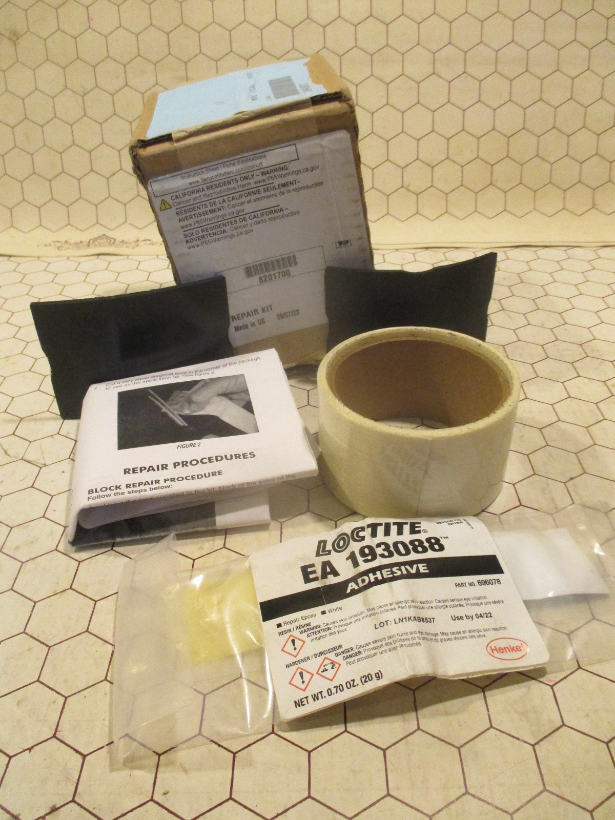 1 Whirlpool Refrigerator Epoxy Repair Kit 8201700