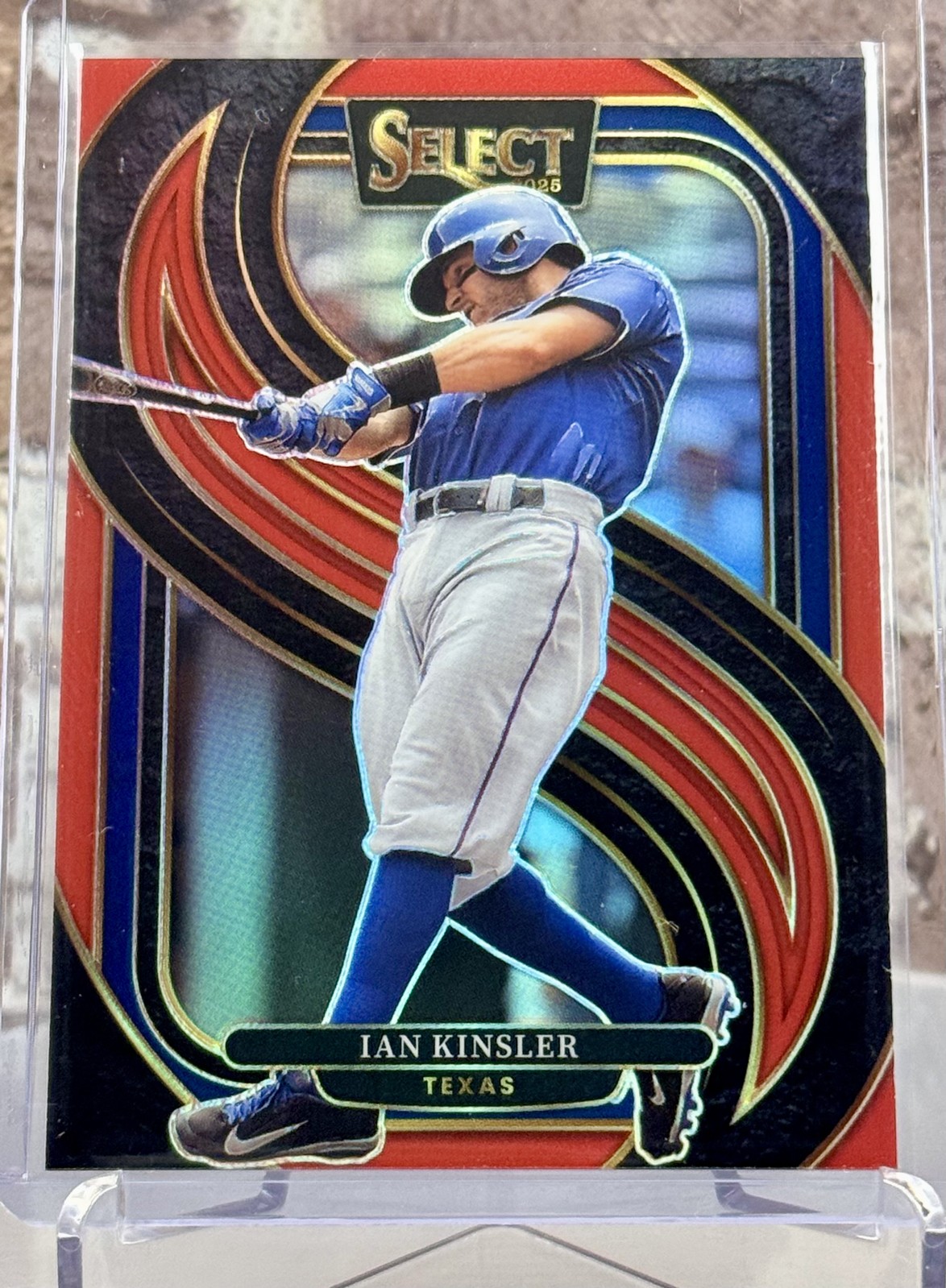 2025 Panini Select Premier Level Ian Kinsler #161 Red Flash Prizm /149