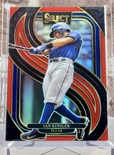 2025 Panini Select Premier Level Ian Kinsler 161 Red Flash Prizm 149