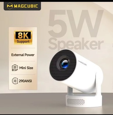 Mini Beamer 8K Magcubic HY300 Pro+ LED Projektor Android 14 WiFi 6 Heimkino