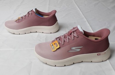 Skechers Women's Go Walk Flex Slip In Sneakers EJ3 Mauve US:10 EUR:40 UK:7
