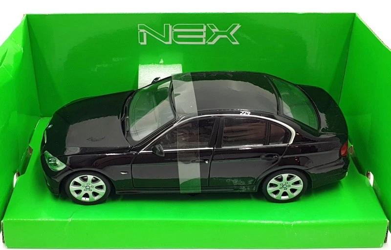 Welly NEX 1/24 Scale Diecast 22465W - BMW 330i - Black - Image 4 of 4