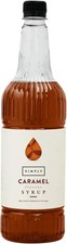 Simply Caramel Syrup 1L – Vegan, Nut-Free Coffee Syrup for Drinks & Baking