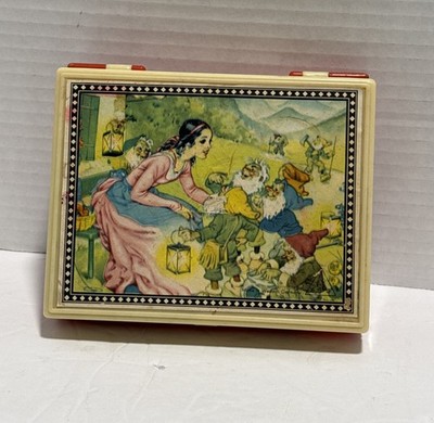 Vintage Hermann Eichhorn Fairy Tales wooden block puzzle, Made in West Germany