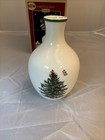 Spode 6” Porcelain Posy Vase Christmas Tree Pattern — photo 4