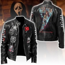 Scream Motorcycle Leather Jacket