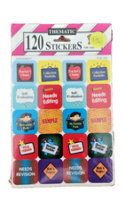 Vintage 1994 Teacher Created Materials Assessment Sticker Pack