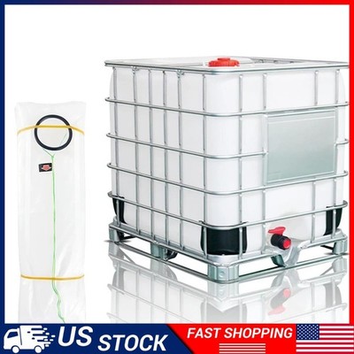 IBC Tote Cove 275 Gallon IBC Water Storage Barrel Liner Bags 1000 Liter Rain NEW