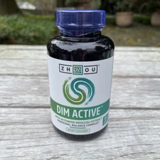 Zhou DIM Active 60 Capsules Zhou Nutrition Activated Broccoli Extract 250 mg