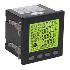 3 Phase Power Meter Multifunctional Volt Power Energy Meter Electrical Usage Mo-