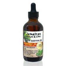 Jamaican Mango Lime Black Castor oil, 4 Count Pack of 1 , Green