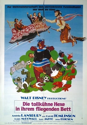 Die tollkühne Hexe in ihrem fliegendem Bett | original Filmplakat 59x84 cm - Bild 1 von 2