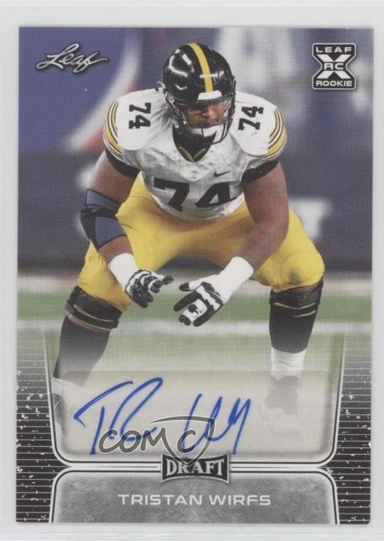 Tristan Wirfs Leaf Draft Autographs #BATW1 Base