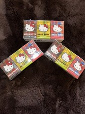 Hello Kitty Facial Pocket Tissue 6 Packs 3-Ply, 10 Yellow, Pink, Black Set Of 3