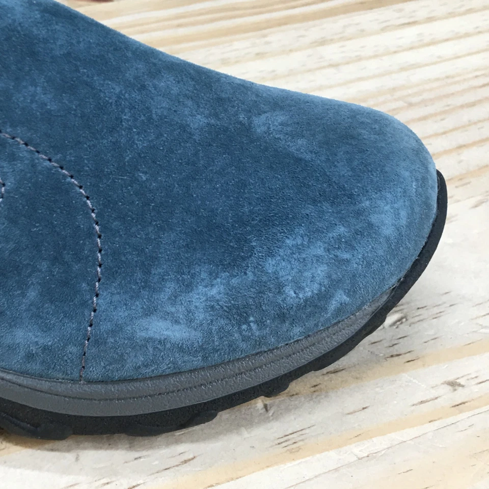 Merrell 鞋 儿童 3 M 丛林 Moc 一脚蹬 蓝色皮革 休闲 舒适 低 J95637 — 第 3/4 张图片