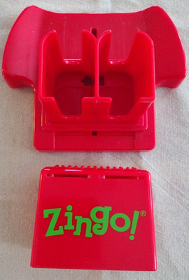 Think Fun Zingo Bingo with a Zing Game Red Replacement Tile Holder Zinger