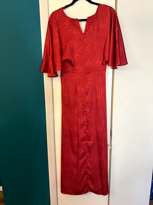 knee length dresses for ladies Nellie Maxi Dress Red Polka Dot main image 0