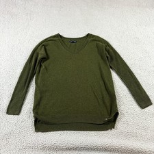 American Eagle Outfitters Womens Long Sleeve V Neck Green Sweater Size S/P