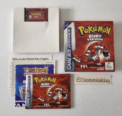 Pokemon Ruby Version - Nintendo Gameboy Advance GBA *BOXED/COMPLETE - AUS PAL*